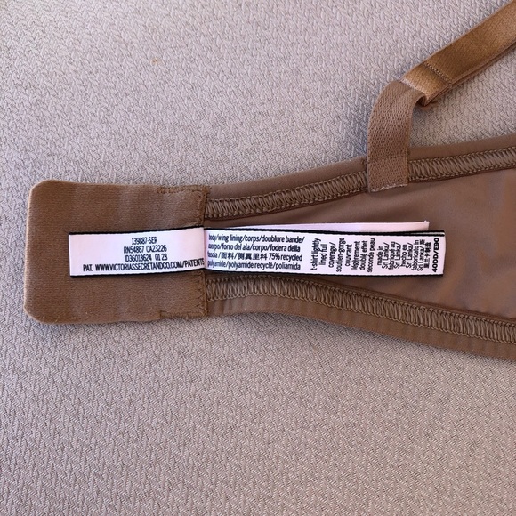 Victoria’s Secret T-Shirt Lightly Lined Full Coverage Tan Bra 40DD - Picture 14 of 16